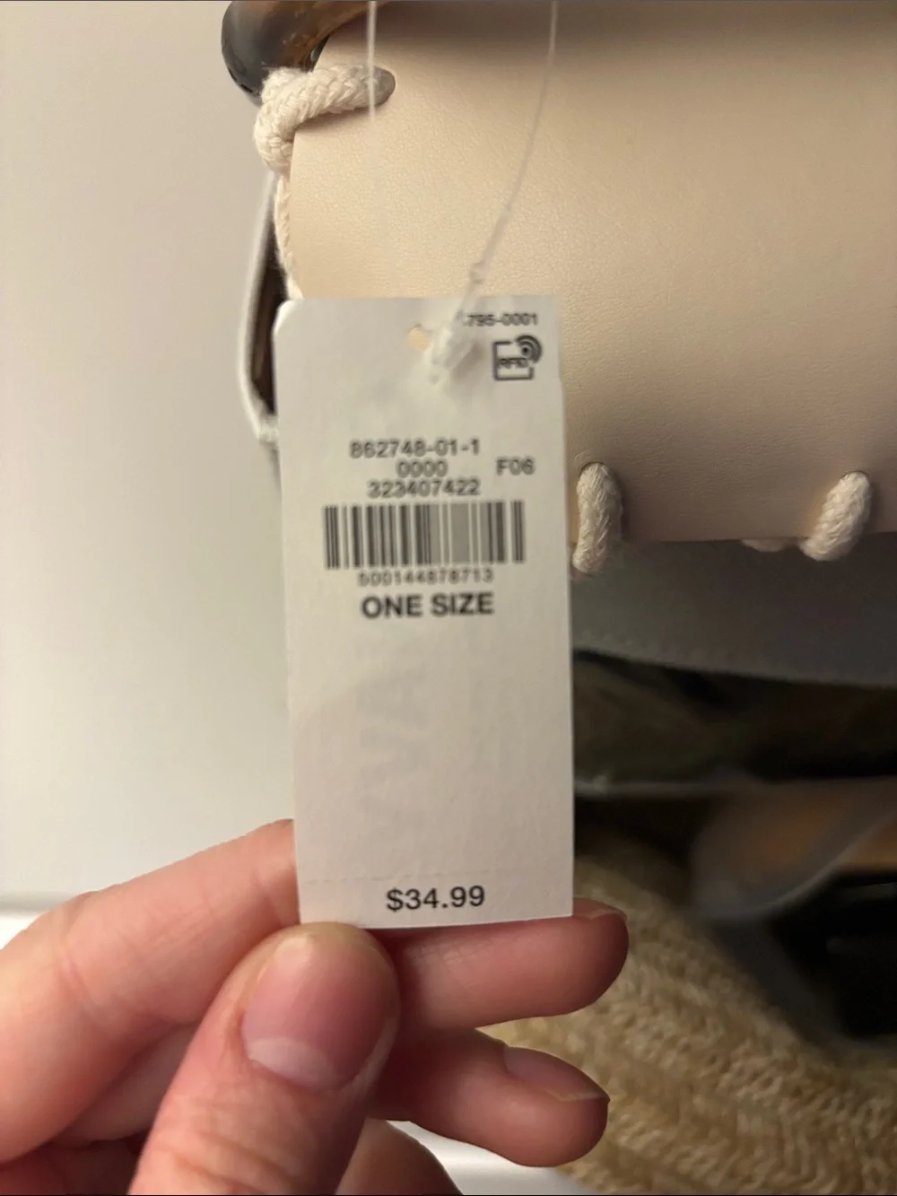 Old Navy Macrame Ring Handle Bag
